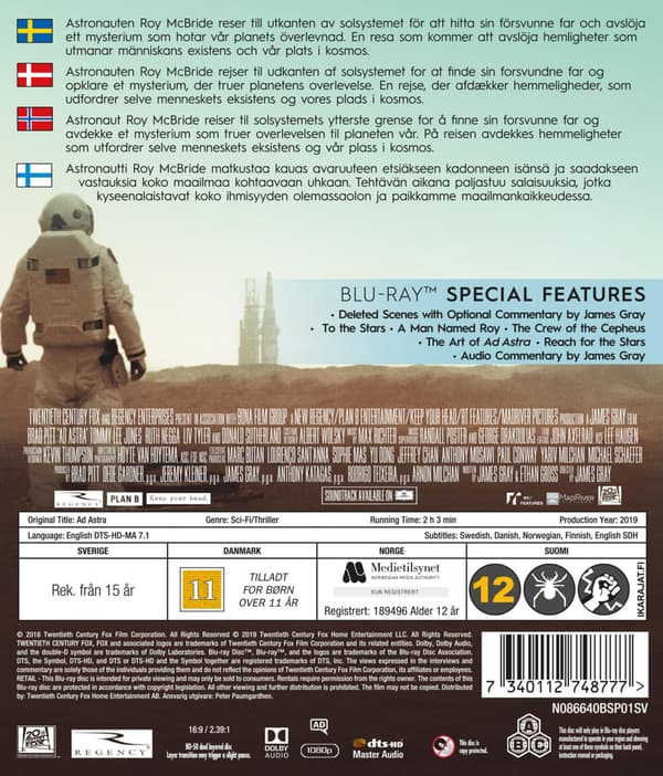 Ad Astra (2019) (Blu-Ray)