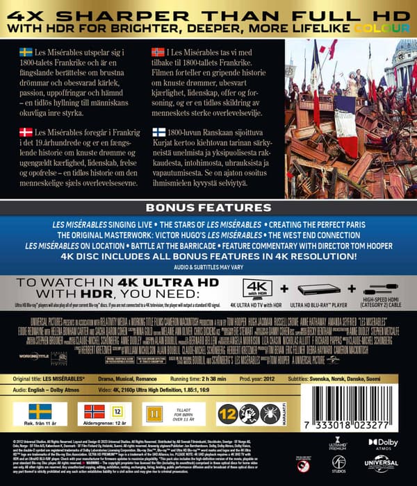 Les Misérables (2012) (4K UHD)
