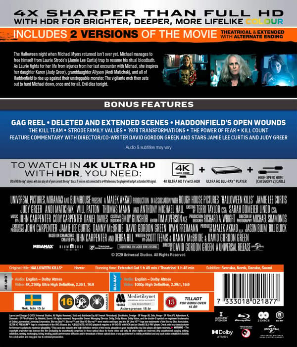 Halloween Kills (2021) (4K UHD)
