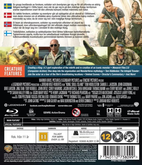 Kong: Skull Island (2017) (Blu-Ray)