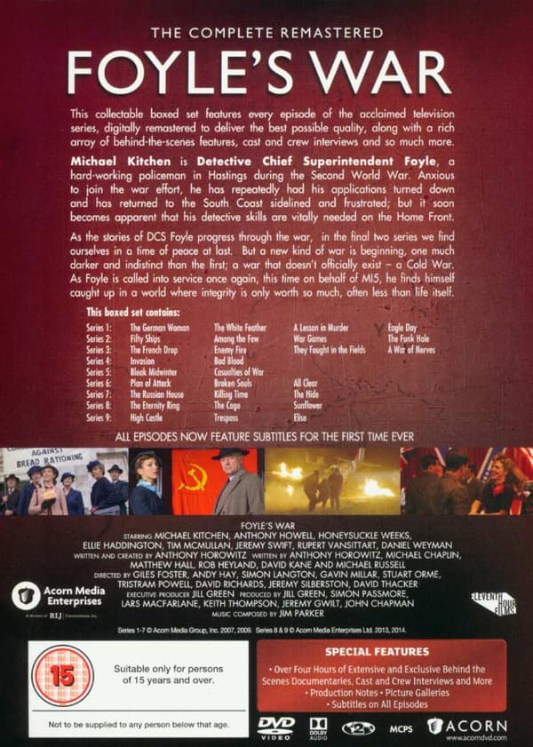 Foyles War The Complete Series (2002-2015) (DVD)
