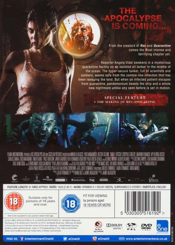 Rec 4: Apocalypse (2014) (DVD)