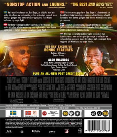 Bad Boys 4: Ride Or Die (2024) (Blu-Ray)