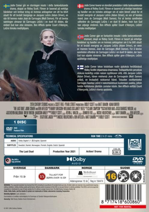 The Last Duel (2021) (DVD)