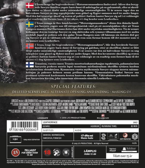 Leatherface (2017) (Blu-Ray)