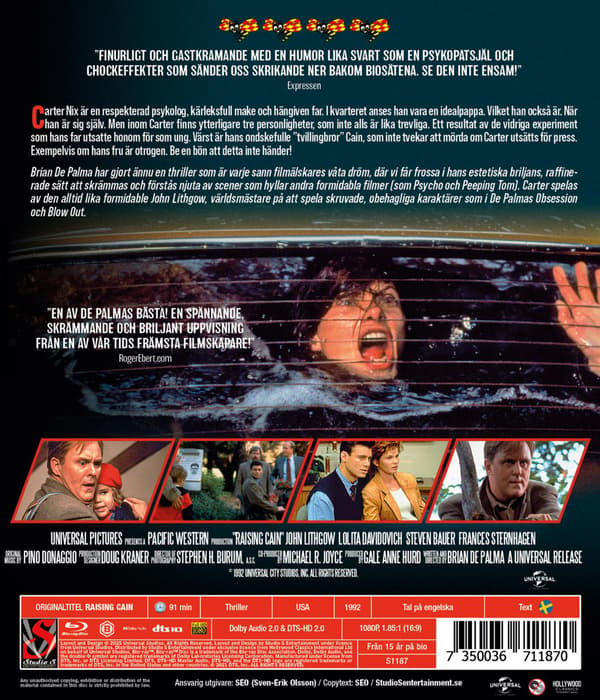 Raising Cain (1992) (Blu-Ray)