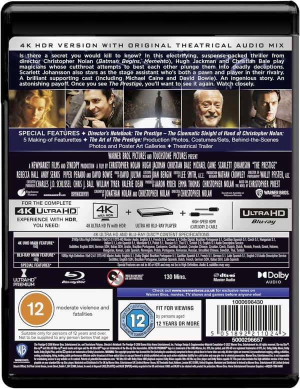 The Prestige (2006) (4K UHD)