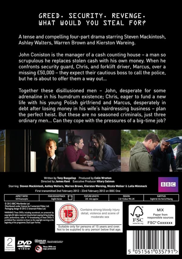 Inside Men (2012) Mini Series (DVD)