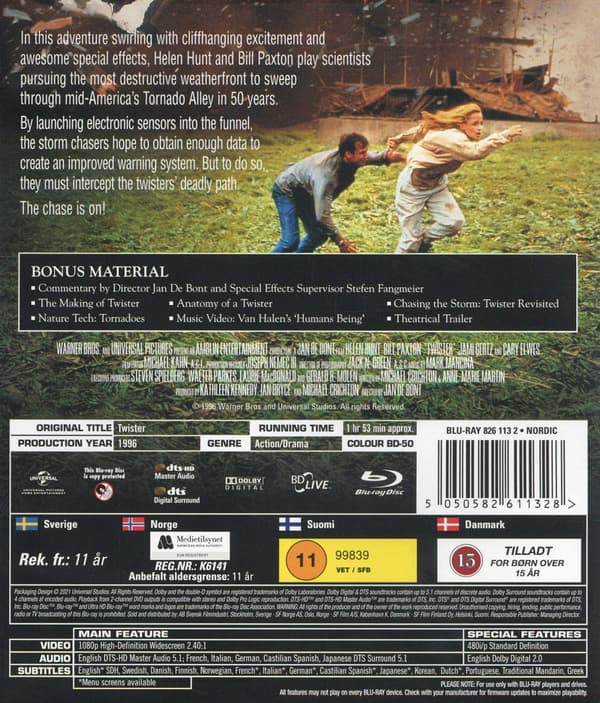 Twister (1996) (Blu-Ray)