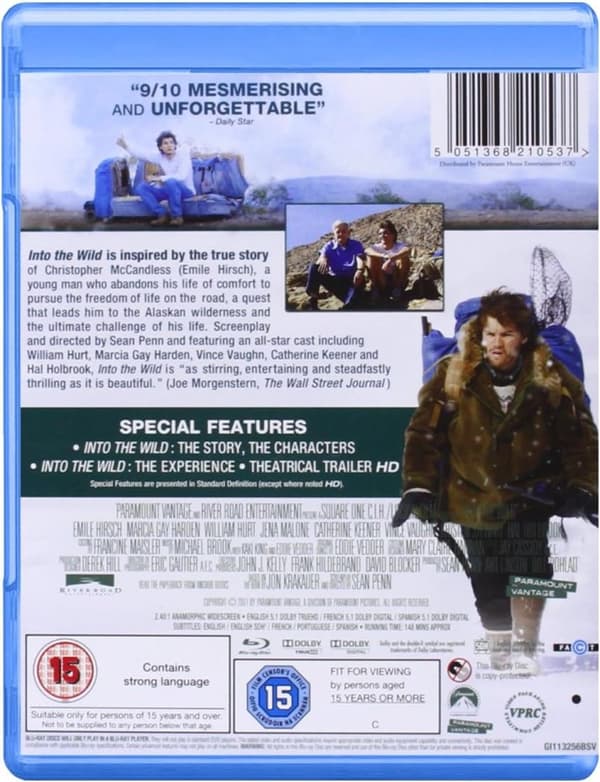 Into The Wild (2007) (Blu-Ray)