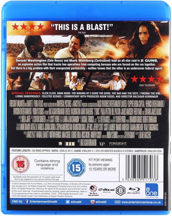 2 Guns (2013) (Blu-Ray)
