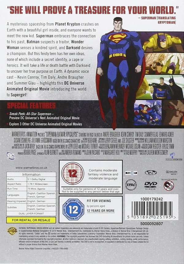 Superman/Batman: Apocalypse (2010) (DVD)