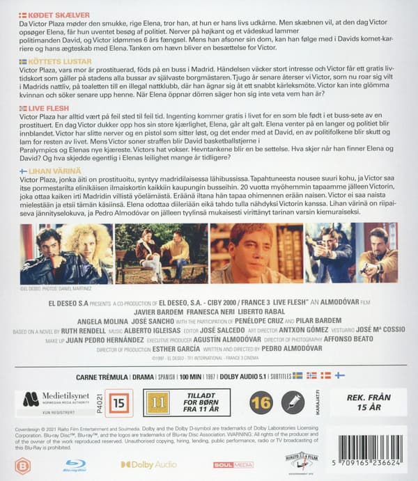 Live Flesh (1997) (Blu-Ray)