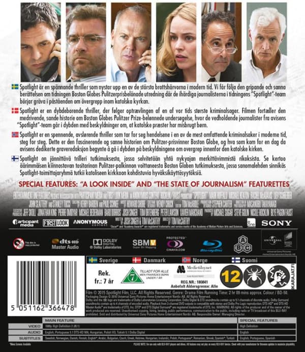 Spotlight (2015) (Blu-Ray)