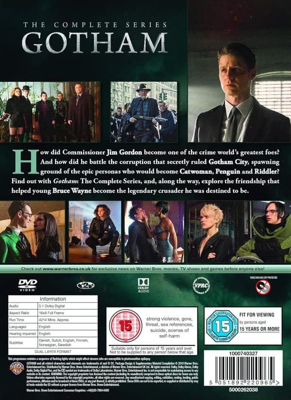 Gotham The Complete Series (2014-2019) (DVD)