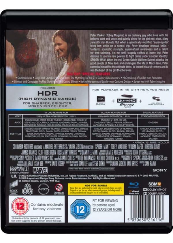 Spider-Man 1 (2002) (4K UHD)