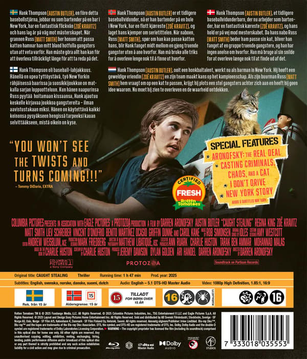 Caught Stealing (2025) Blu-Ray (svensk text)