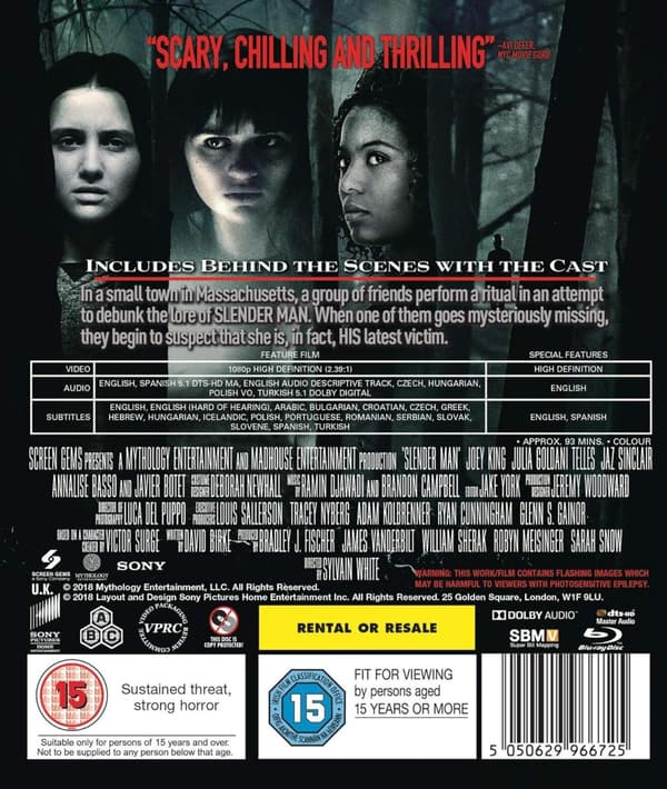 Slender Man (2018) (Blu-Ray)