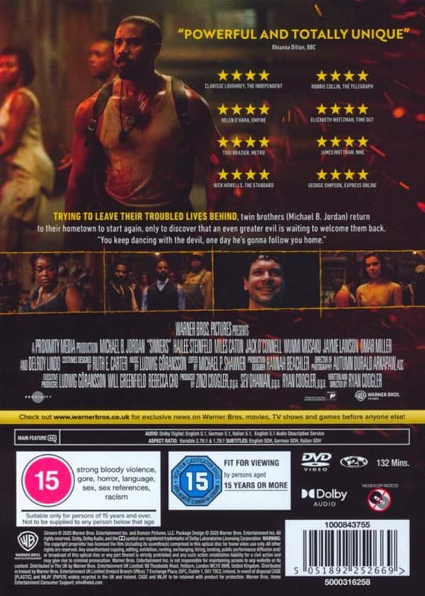 Sinners (2025) (DVD)