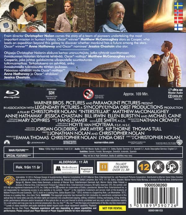 Interstellar (2014) (Blu-Ray)