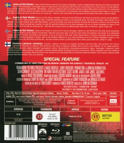 The Hunt For Red October (1990) (Blu-Ray)