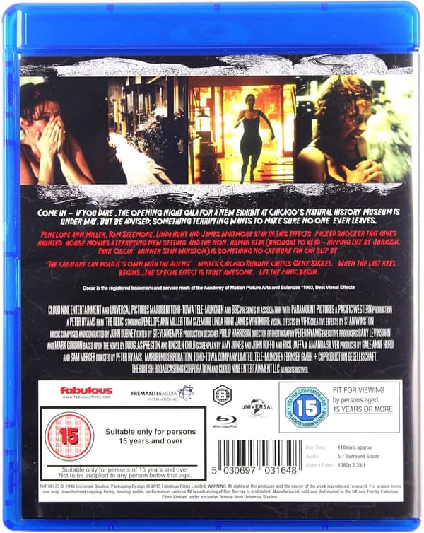 The Relic (1997) (Blu-Ray)