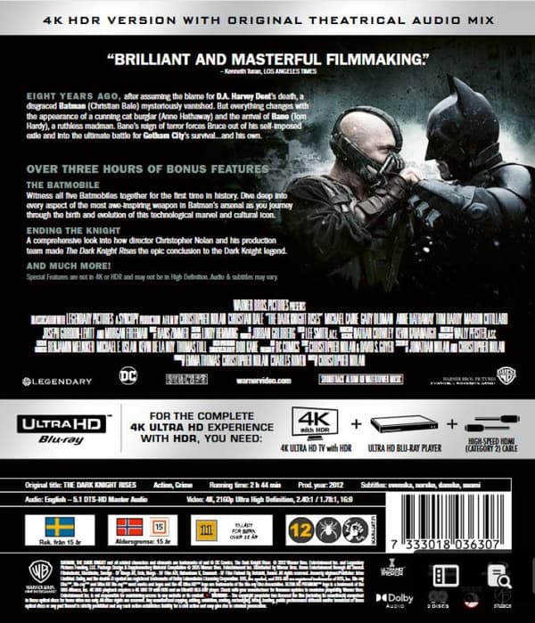 The Dark Knight Rises (2012) (4K UHD)