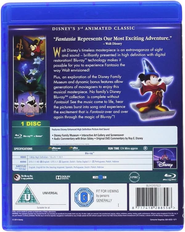 Fantasia (1940) (Blu-Ray)