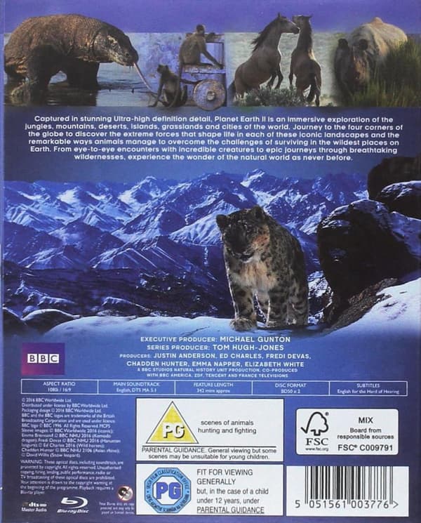 Planet Earth II (2016) Mini Series (Blu-Ray)