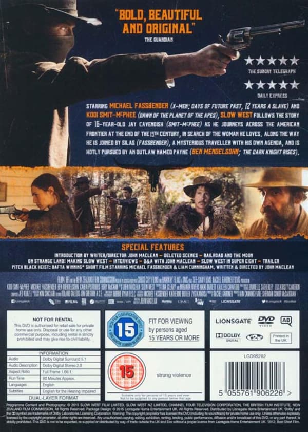 Slow West (2015) (DVD)