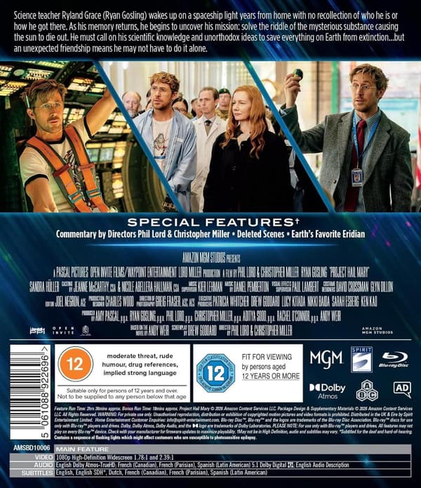 Project Hail Mary (2026) (Blu-Ray)