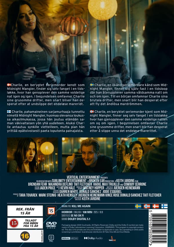 Kill Me Again (2025) (DVD)