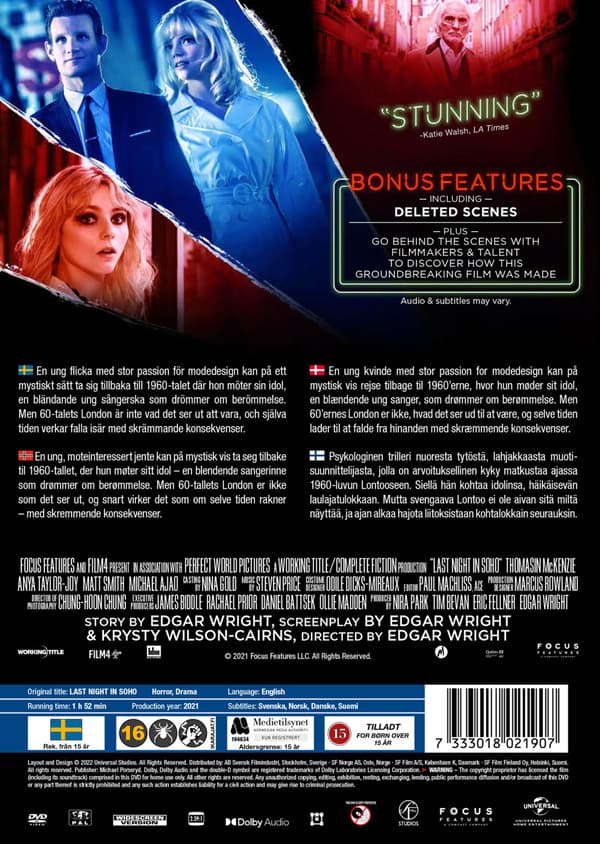 Last Night In Soho (2021) (DVD)