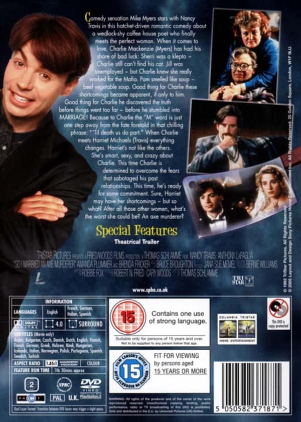 So I Married an Axe Murderer (1993) (DVD)