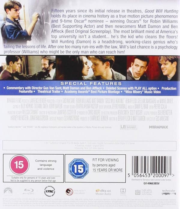 Good Will Hunting (1997) (Blu-Ray)