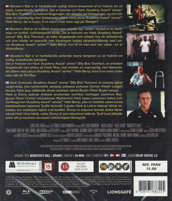 Monsters Ball (2001) (Blu-Ray)