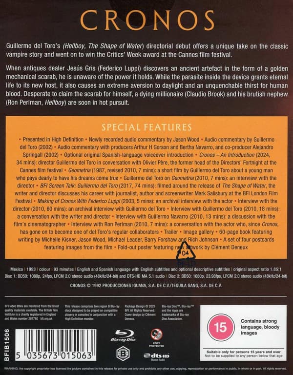 Cronos (1992) (Blu-Ray) Limited Edition