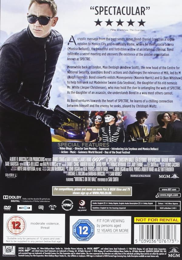 Spectre (2015) (DVD)
