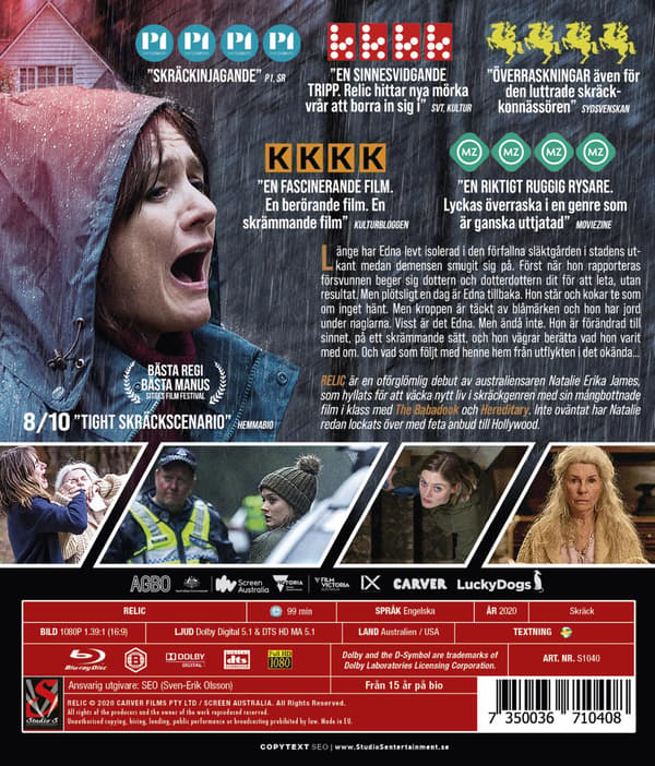 Relic (2020) (Blu-Ray)