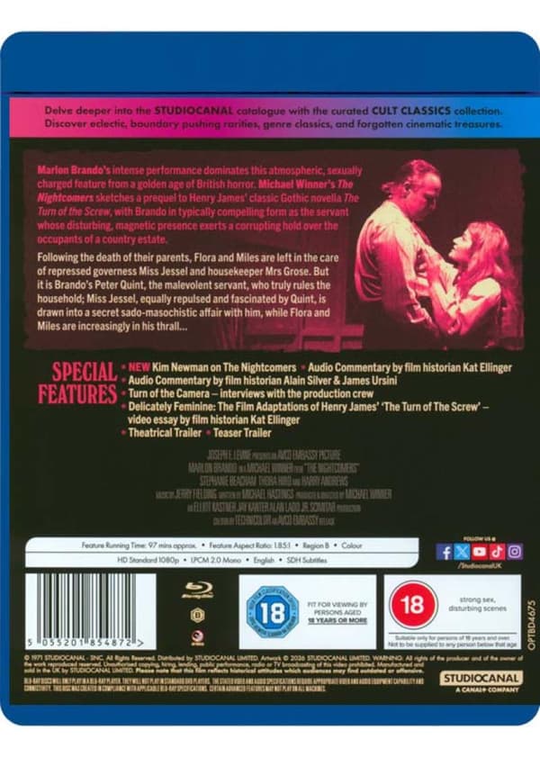 The Nightcomers (1971) (Blu-Ray)