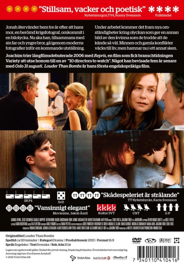 Louder Than Bombs (2015) (DVD)
