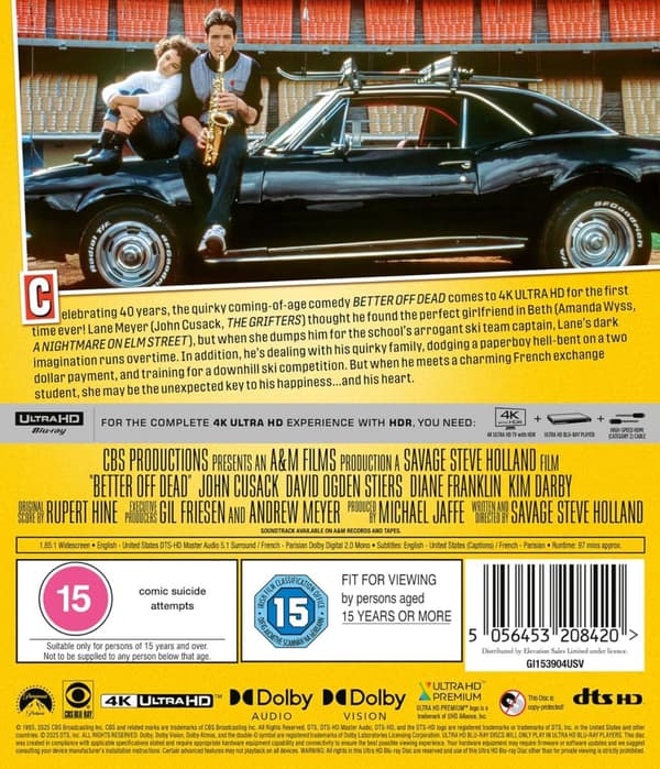 Better Off Dead (1985) (4K UHD)