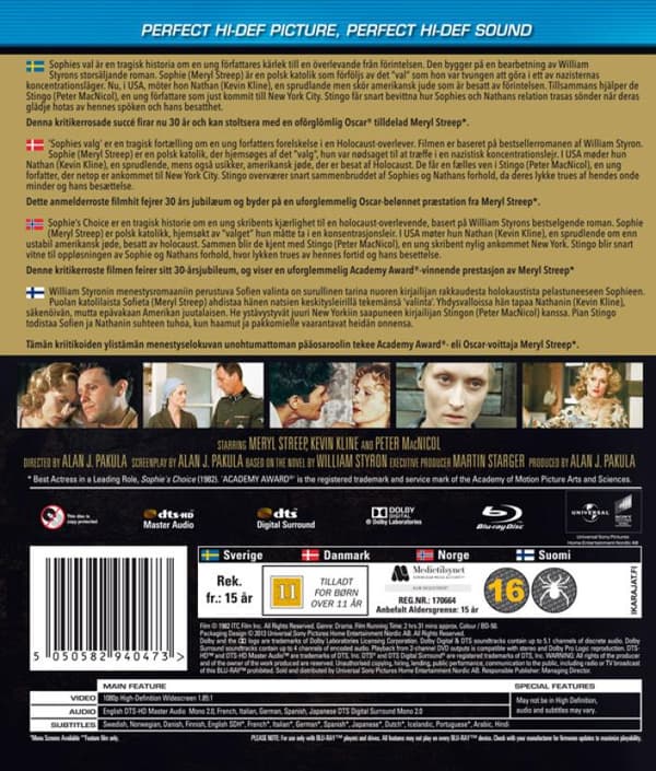 Sophies Choice (1982) (Blu-Ray)