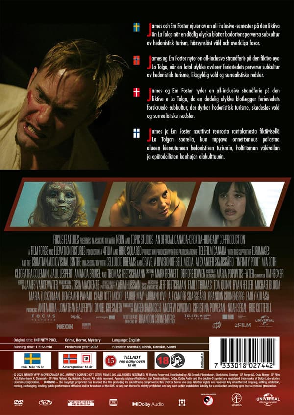 Infinity Pool (2023) (DVD)