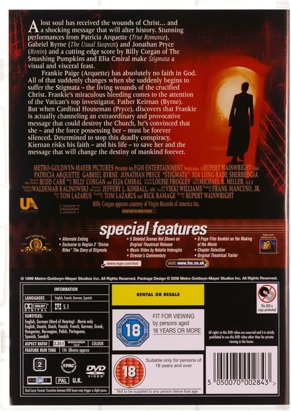 Stigmata (1999) DVD (import)