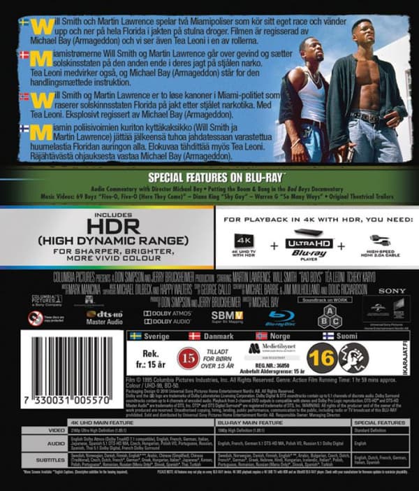 Bad Boys (1995) (4K UHD)