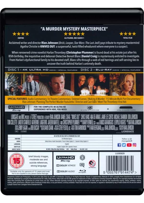 Knives Out (2019) (4K UHD)
