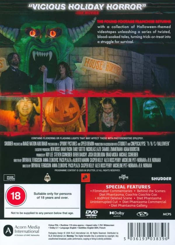 V/H/S/Halloween (2025) (DVD)