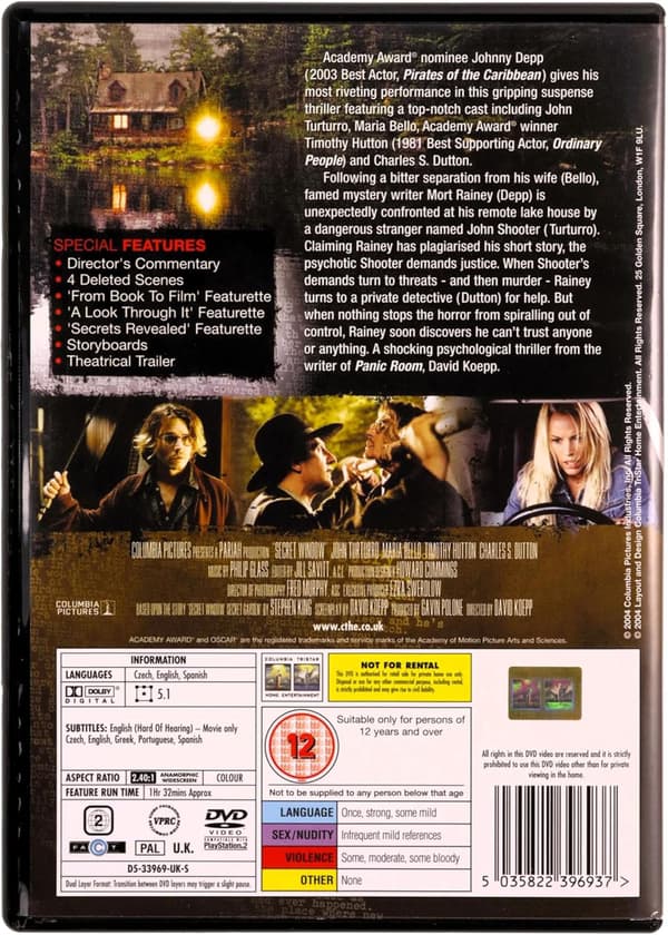 Secret Window (2004) (DVD)