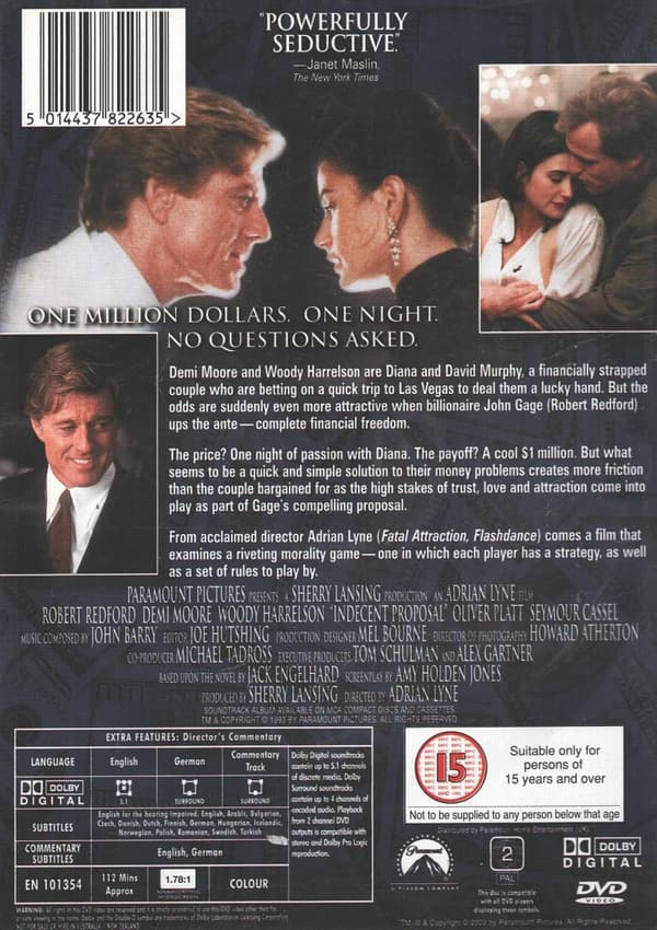 Indecent Proposal (1993) (DVD)